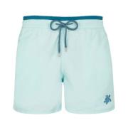 Vilebrequin Herr Solid Bicolore Badshorts Blue, Herr