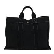 Hermès Vintage Pre-owned Canvas totevskor Black, Dam