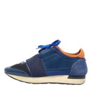 Balenciaga Vintage Pre-owned Laeder sneakers Blue, Dam