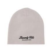 Balenciaga Vit Ull Beanie Mössa White, Herr