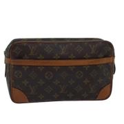 Louis Vuitton Vintage Pre-owned Canvas kuvertvskor Brown, Dam