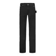 Flaneur Homme Straight Carpenter Jeans Black, Herr