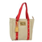 Louis Vuitton Vintage Pre-owned Canvas totevskor Beige, Dam