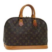 Louis Vuitton Vintage Pre-owned Canvas handvskor Brown, Dam