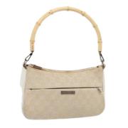 Gucci Vintage Pre-owned Canvas handvskor Beige, Dam