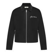 Flaneur Homme Signature Worker Jacket i Svart Black, Herr