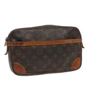 Louis Vuitton Vintage Pre-owned Canvas kuvertvskor Brown, Dam