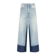 MM6 Maison Margiela Jeans med vintage-effekt Blue, Dam