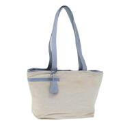 Prada Vintage Pre-owned Canvas prada-vskor White, Dam