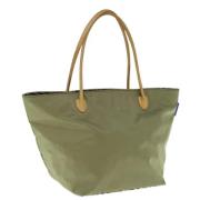 Burberry Vintage Pre-owned Nylon handvskor Green, Dam