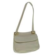 Bally Pre-owned Pre-owned Laeder axelremsvskor Beige, Dam