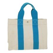 Hermès Vintage Pre-owned Canvas totevskor Blue, Dam