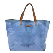 Gucci Vintage Pre-owned Canvas totevskor Blue, Dam