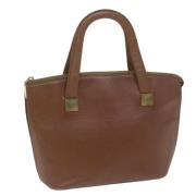 Celine Vintage Pre-owned Laeder handvskor Brown, Dam