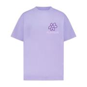 Flaneur Homme Blomster Doodle T-shirt Lila Purple, Herr