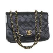 Chanel Vintage Pre-owned Laeder axelremsvskor Black, Dam