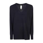 Fabiana Filippi Blå Sweatshirt Dammode Aw24 Blue, Dam