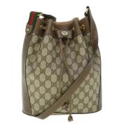 Gucci Vintage Pre-owned Laeder gucci-vskor Beige, Dam