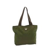 Prada Vintage Pre-owned Nylon prada-vskor Green, Dam