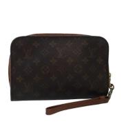 Louis Vuitton Vintage Pre-owned Canvas kuvertvskor Brown, Dam