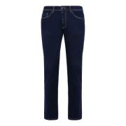 Boggi Milano Stretch Denim Jeans Blue, Herr