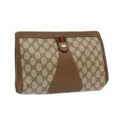 Gucci Vintage Pre-owned Canvas gucci-vskor Beige, Dam