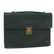 Louis Vuitton Vintage Pre-owned Laeder portfljer Green, Dam