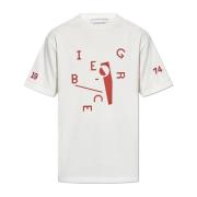 Iceberg T-shirt med logotyp White, Herr