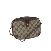 Gucci Vintage Pre-owned Canvas gucci-vskor Beige, Dam