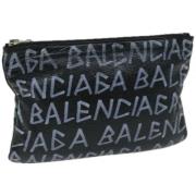 Balenciaga Vintage Pre-owned Laeder kuvertvskor Black, Dam