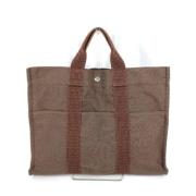 Hermès Vintage Pre-owned Tyg totevskor Brown, Dam