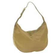 Dior Vintage Pre-owned Nylon axelremsvskor Beige, Dam