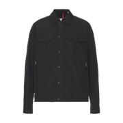 Moncler Vattenavvisande Skjortjacka Svart Black, Herr