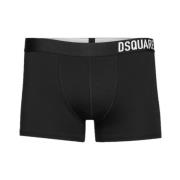 Dsquared2 Sidelogo Trunk Svart Boxershort Black, Herr