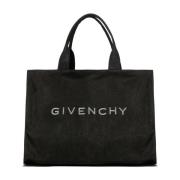 Givenchy Logo Broderad Tygväska Black, Herr