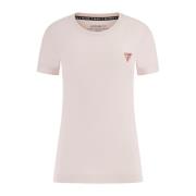 Guess Mini Triangle T-shirt Pink, Dam