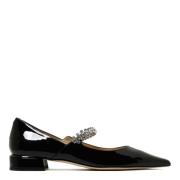 Jimmy Choo Eleganta Platta Skor för Kvinnor Black, Dam