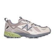 New Balance Khaki Läder Sneakers Multicolor, Herr