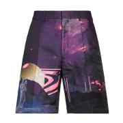 Valentino Water Nights Shorts High-Waist Män Purple, Herr