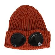 C.p. Company Merino Wool Goggle Beanie Orange, Herr