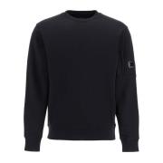 C.P. Company Diagonal Raised Fleece Sweatshirt Black, Herr