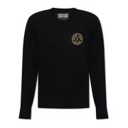 Versace Jeans Couture Tröja med logotyp Black, Herr