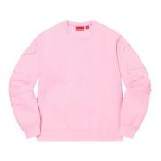 Supreme Begränsad Upplaga Ljusrosa Crewneck Pink, Herr