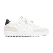 Palm Angels Vita Lädersneakers Stiligt Design White, Herr