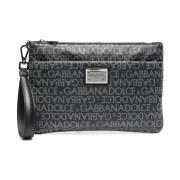 Dolce & Gabbana Stilren Clutch Väska Black, Herr