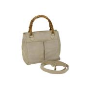 Gucci Vintage Pre-owned Mocka handvskor Beige, Dam