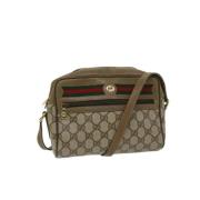 Gucci Vintage Pre-owned Canvas gucci-vskor Beige, Dam