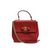 Salvatore Ferragamo Pre-owned Pre-owned Laeder handvskor Red, Dam