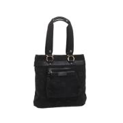 Salvatore Ferragamo Pre-owned Pre-owned Bomull axelremsvskor Black, Da...