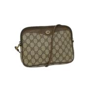 Gucci Vintage Pre-owned Canvas gucci-vskor Beige, Dam